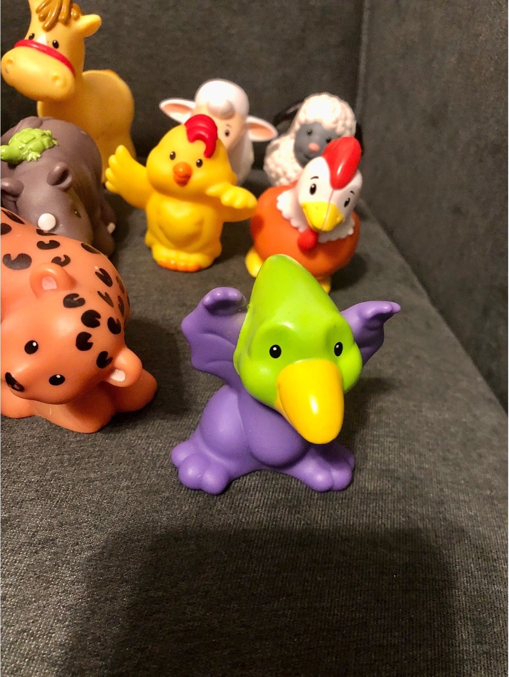 Fisher Price Little People 21 Animals Lot No Duplicates Sensory Play Texture - Picture 6 of 9